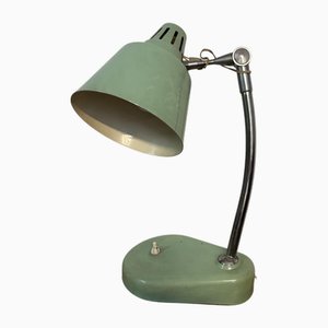 Verstellbare grüne Metalllampe, 1960er