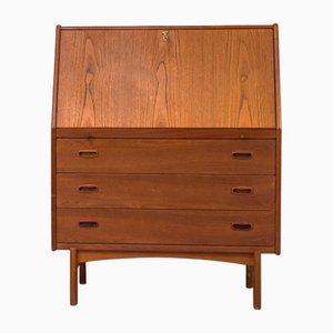 Teak Secretary Desk from Bernhard Pedersen & Søn, 1960s