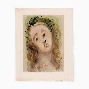 Salvador Dali, The Virgin Annunciate, 1964, Original Woodcut