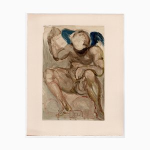 Salvador Dali, The Angel of Mercy, 1964, Original Woodcut