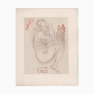 Salvador Dali, The Siren of the Dream, 1964, Original Woodcut