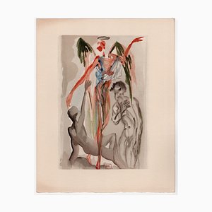 Salvador Dali, Towards the Tree of Law, 1964, Original Woodcut