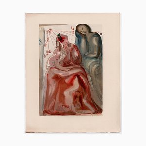 Salvador Dali, Dante's Awakening, 1964, Original Woodcut