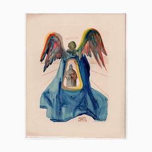Salvador Dali, Dante Purified, 1964, Original Woodcut