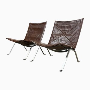 Poltrone di Poul Kjærholm per E. Kold Christensen, set di 2