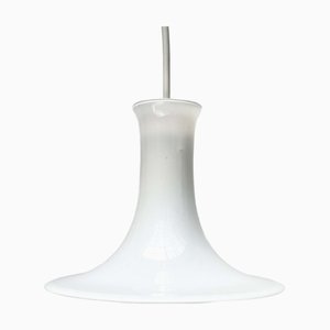 Lampada a sospensione Mandarin Pendel vintage di Michael Bang per Holmegaard, Danimarca, anni '70