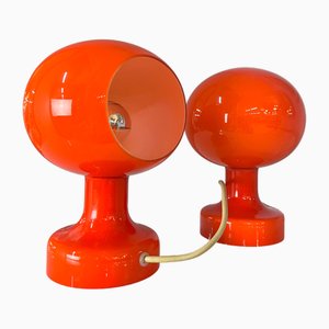 Lampada da tavolo arancione di Michael Bang per Holmegaard