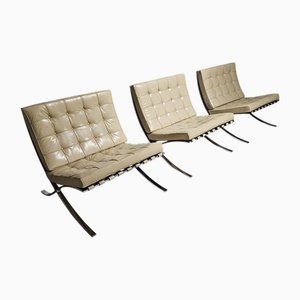 Silla Barcelona de Mies Van Der Rohe para Knoll International, años 60