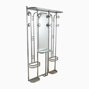 French Art Deco Hall Stand in Chrome, 1920s