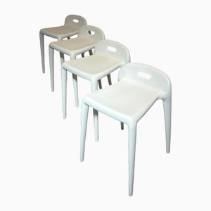Sgabello da bar Yuyu Off White di Stefano Giovannoni per Magis