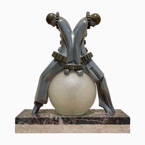 Art Deco Lamp from Pierrot and Pierrette