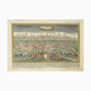 Werner and Gläser, Constantinople (Istanbul) City View, 1730, Print
