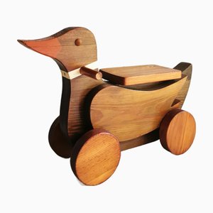 Vintage Children's Running Duck, 1960s