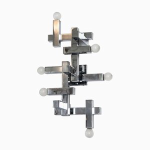 Flush Mount in Chrome by Sciolari, 1960s