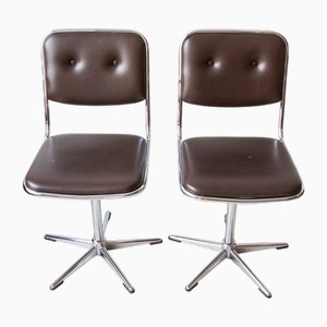 Set of Belgian Office Chairs by Unic Design, 1970