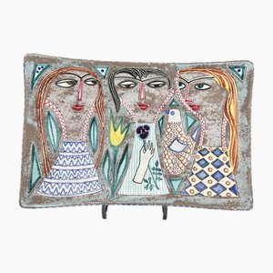 Schale von Marie Simmulson für Uppsala Ekeby, 1970er