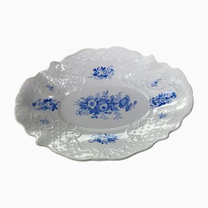 Alzata Ovale Porcellana Dish by Leboeuf & Milliet