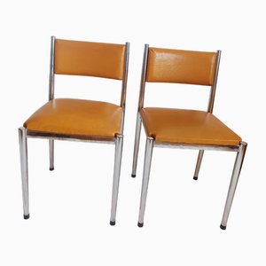 Set aus Skai & Chrom Stühlen, 1970