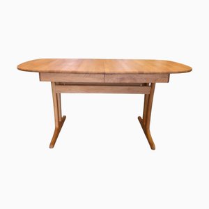 Danish Dining Table in Oak with Double Extension Leaves, 1960s