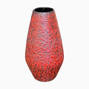 Vaso da terra Fat Lava di Scheurich Keramik, anni '70