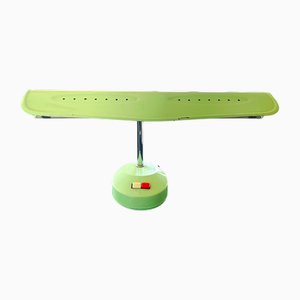 Mid-Century Modern Green Aluminium Fluorescent Office Desk Lamp, 1950s
