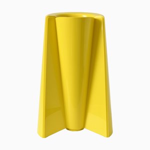 Yellow Pago Pago Vase by Enzo Mari for Danese Milano, 1990s