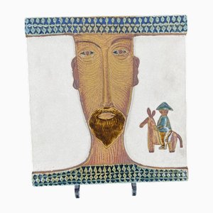 Don Quixote Relief by Stig Lindberg for Gustavsberg, 1960s