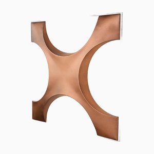 Cross Oyster Flush Mount Light by Rolf Krüger for Staff Leuchten, 1968