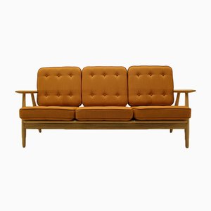 Ge240 3 Sofa By Hans J Wegner For Getama 1950s At Pamono Ge240 3 Sofa By Hans J Wegner For Getama 1950s