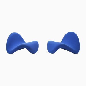 Poltrone modello 557 Tongue attribuite a Pierre Paulin per Artifort, anni '80, set di 2