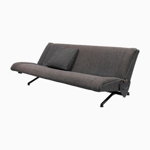 Sofá cama D70 de Osvaldo Borsani para Tecno, años 50
