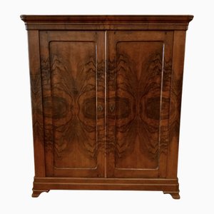 Walnut Feather 2-Door Wardrobe