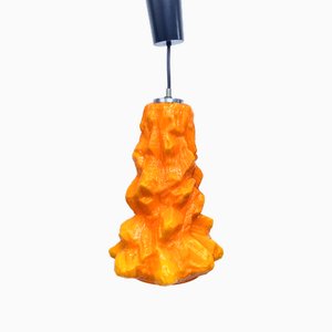 Glass Pendant Lamp from Peill & Putzler, 1970s