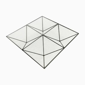 B&b Italia Alanda Glass Coffee Table in Black by Paolo Piva for B&b Italia / C&b Italia