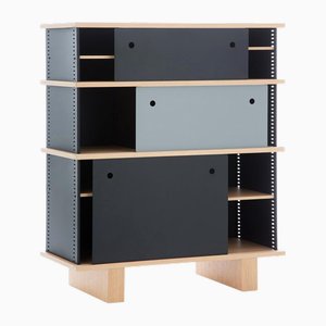 Etagère Nuage en Bois et Aluminium par Charlotte Perriand pour Cassina