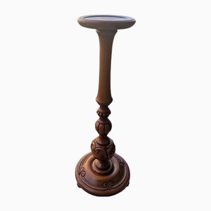 Vintage Hardwood Flower Stand, 1960s