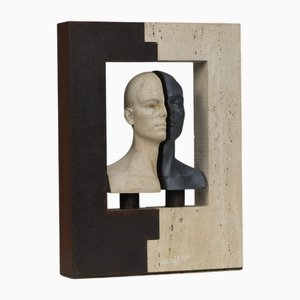 Josep Bofill, Two Equals One, 1995, Metal & Stone