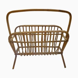 Wicker Magazine Rack, 1960s