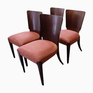 Chaises de Salle à Manger H-214 Lollipop par Jindřich Halabala pour Up Závody, 1930s, Set de 4