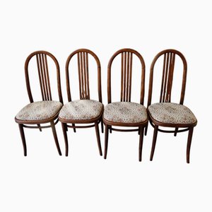 Bentwood Chairs, 1970s, Set of 4