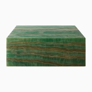 Backlit Emerald Onyx Coffee Table by Andrea Grasso