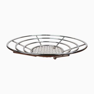 Postmodern Metal Mesh Fruit Bowl, 1980s