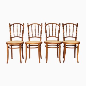 Jacob & Josef Kohn アールヌーボー風椅子 Antique Jacob & Josef Kohn & Mundus Bentwood Side Chairs - a