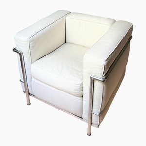 Vintage LC2 Stuhl von Le Corbusier & Pierre Jeanneret & Charlotte Perriand für Cassina, 1970er
