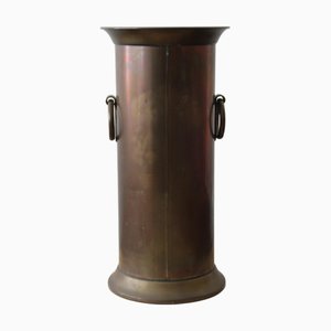 Minimalist Gold Umbrella and Cane Holder, 1950s