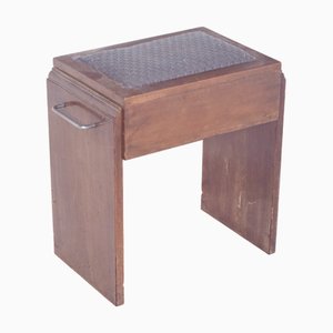 Mid-Century Modern Wooden Piano Bench