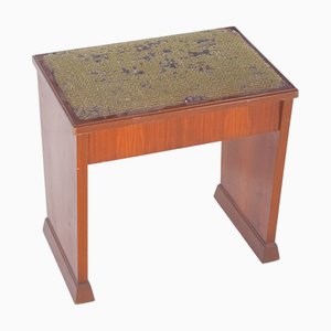 Mid-Century Wooden Piano Bench