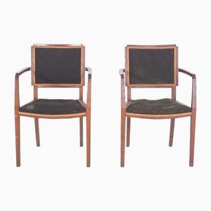 Chaises avec Accoudoirs, 1950s, Set de 2