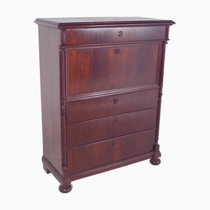 Antique Oak Drop-Leaf Cabinet