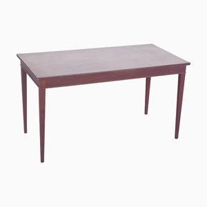 English Rectangular Coffee Table in Mahogany, 1950s